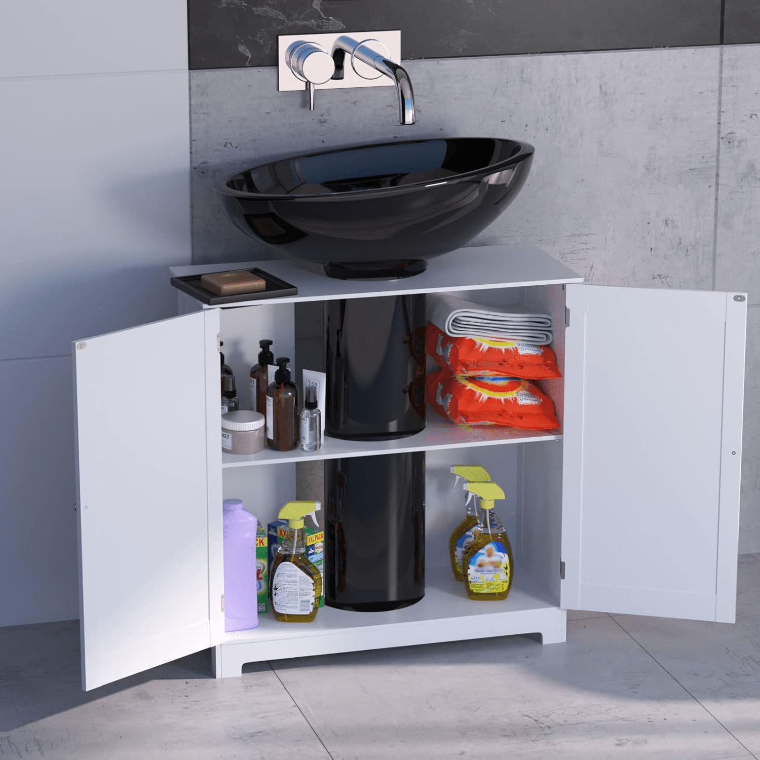 Armoire salle de bain - UnderSinkCabinet™ - mon rayon de rangement