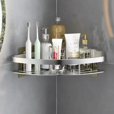 Étagère de Douche - ShelfBathroomOrganizer ™ - Diamant Argenté - Mon Rayon de Rangement