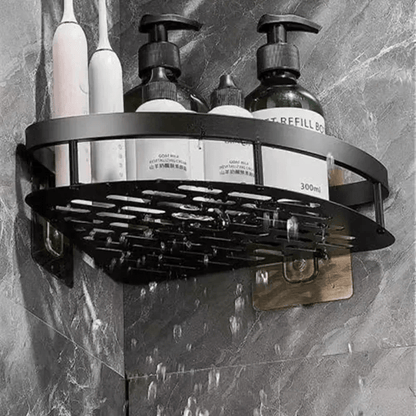 Étagère de Douche - ShelfBathroomOrganizer ™ - Diamant Noir - Mon Rayon de Rangement