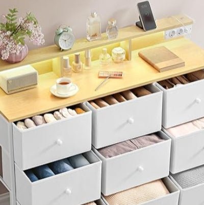 Meuble de Rangement - LumiTiroir™ - Blanc - mon rayon de rangement