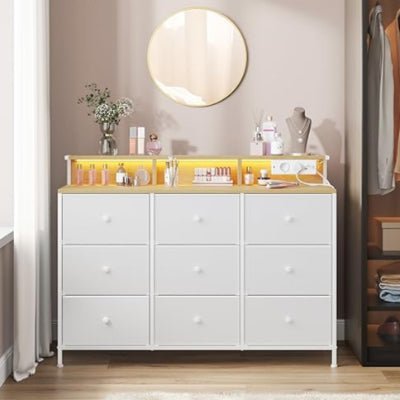 Meuble de Rangement - LumiTiroir™ - Blanc - mon rayon de rangement