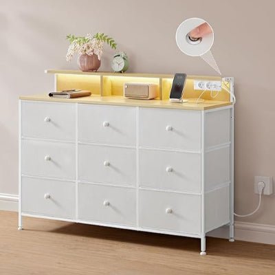 Meuble de Rangement - LumiTiroir™ - Blanc - mon rayon de rangement