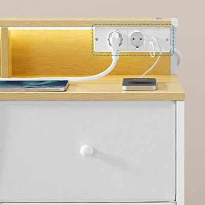 Meuble de Rangement - LumiTiroir™ - Blanc - mon rayon de rangement