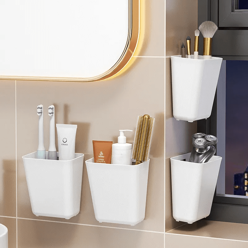 Organisateur Salle De Bain - MultifunctionalShelfOrganizer™ - Blanc - mon rayon de rangement