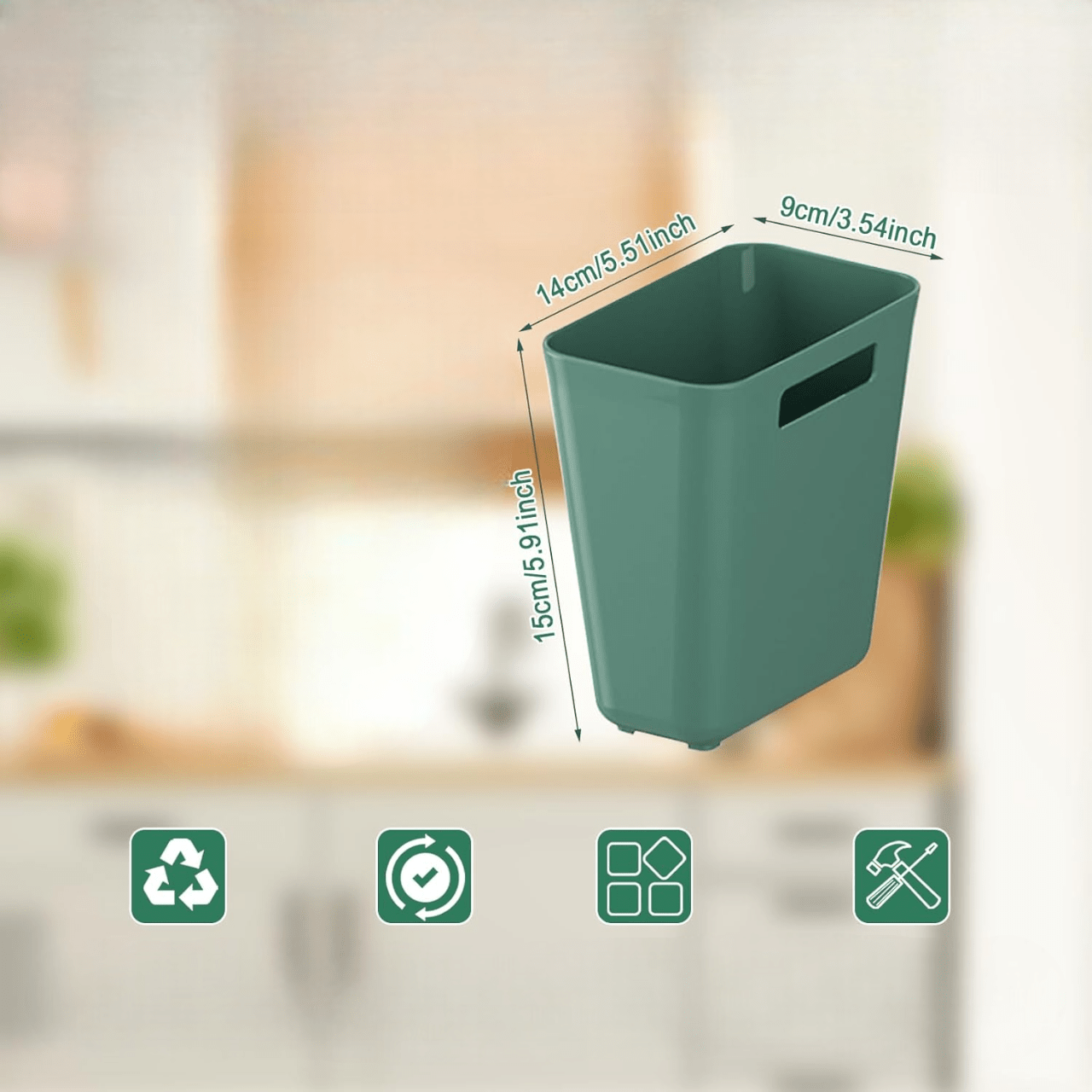 Organisateur Salle De Bain - MultifunctionalShelfOrganizer™ - Vert - mon rayon de rangement