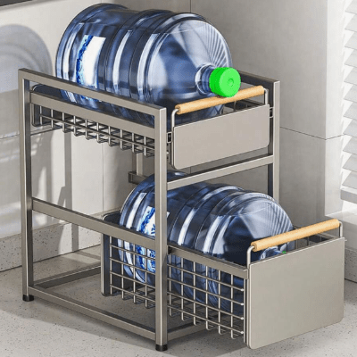 Organisateur Salle de Bain - MultifunctionStorageBasket™ - Noir - mon rayon de rangement